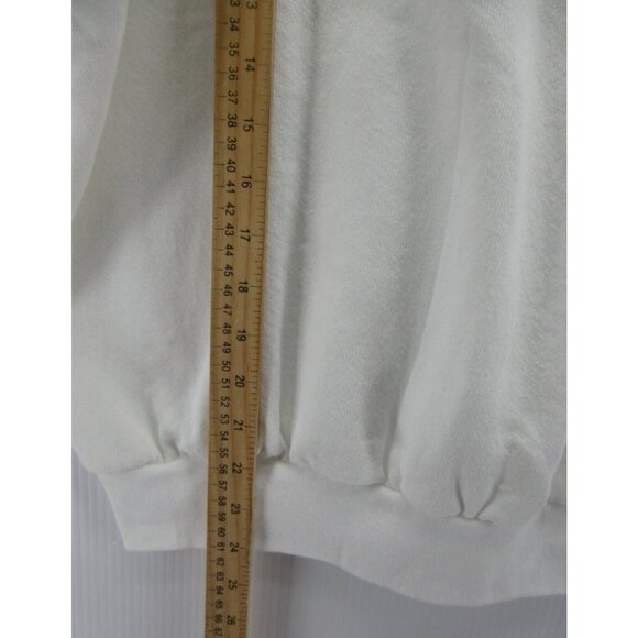 VINTAGE Fruit Of The Loom Sweatshirt Medium Blank 80s 50/50 USA * - Picture 5 of 10